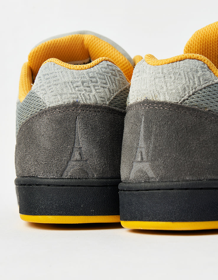 etnies Snake Skate Shoes - Grey/Grey/Yellow