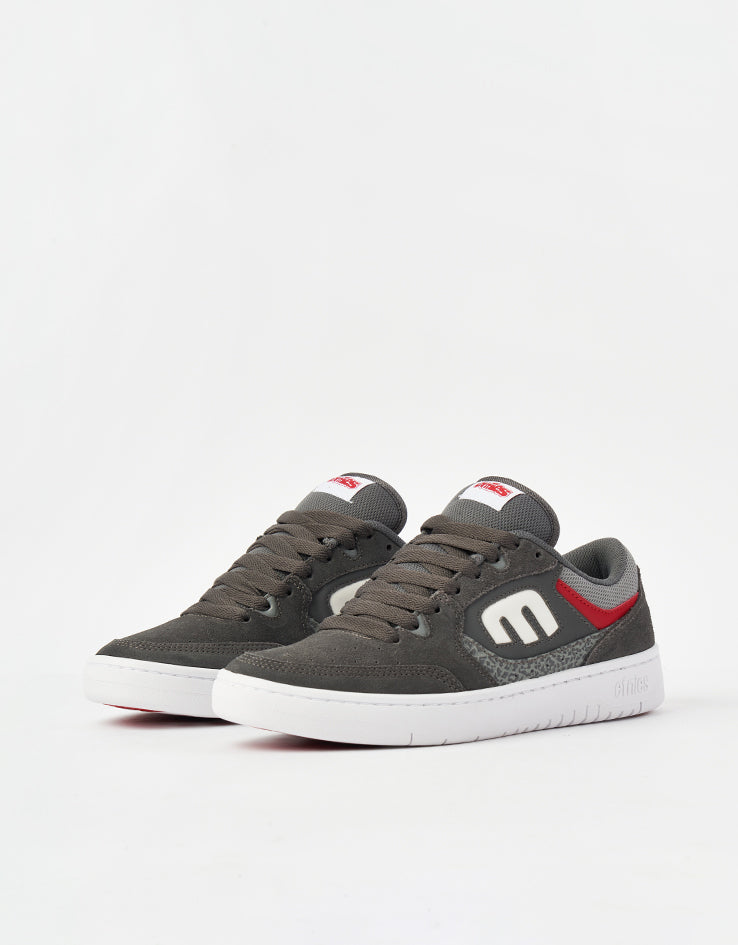 etnies Loot Skate Shoes - Grey/Light Grey/Red