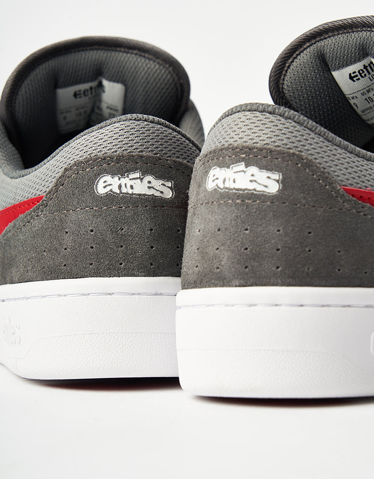 etnies Loot Skate Shoes - Grey/Light Grey/Red