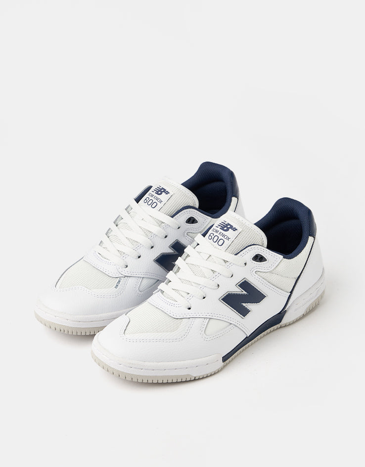 New Balance Numeric 600 Tom Knox Skate Shoes - White/Navy