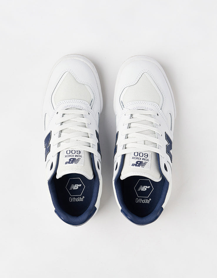 New Balance Numeric 600 Tom Knox Skate Shoes - White/Navy