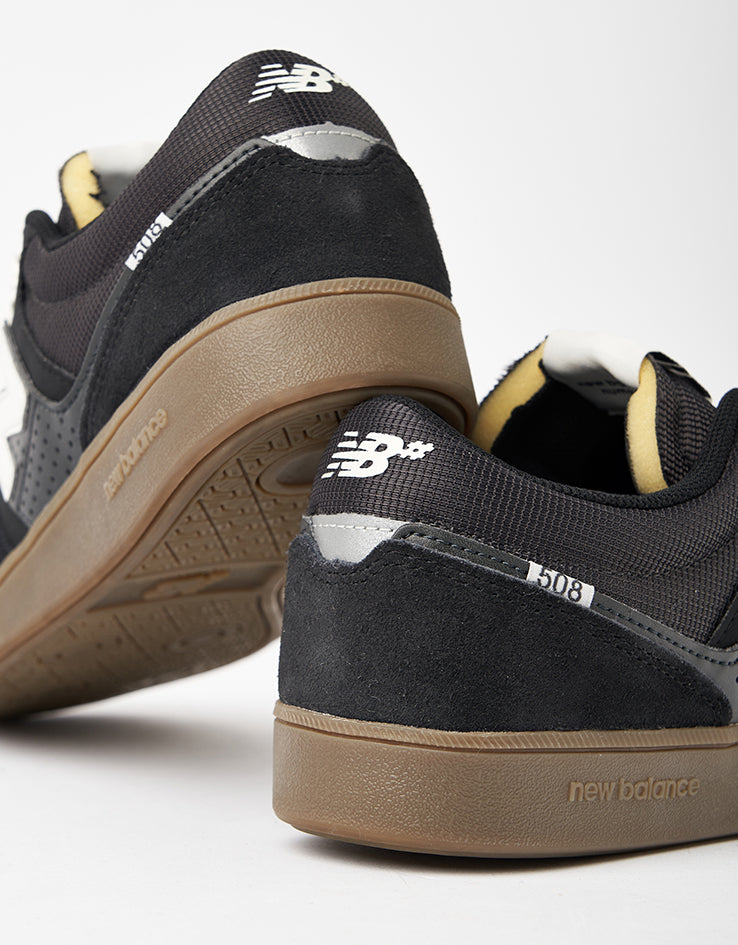 New Balance Numeric 508 Brandon Westgate Skate Shoes - Black/Gum
