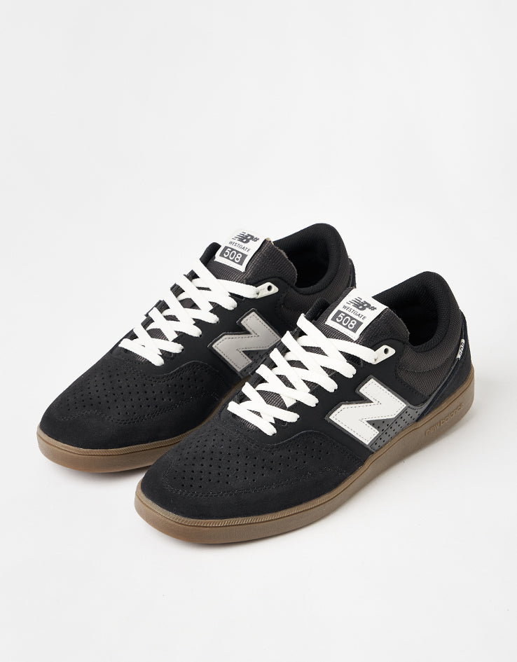 New Balance Numeric 508 Brandon Westgate Skate Shoes - Black/Gum