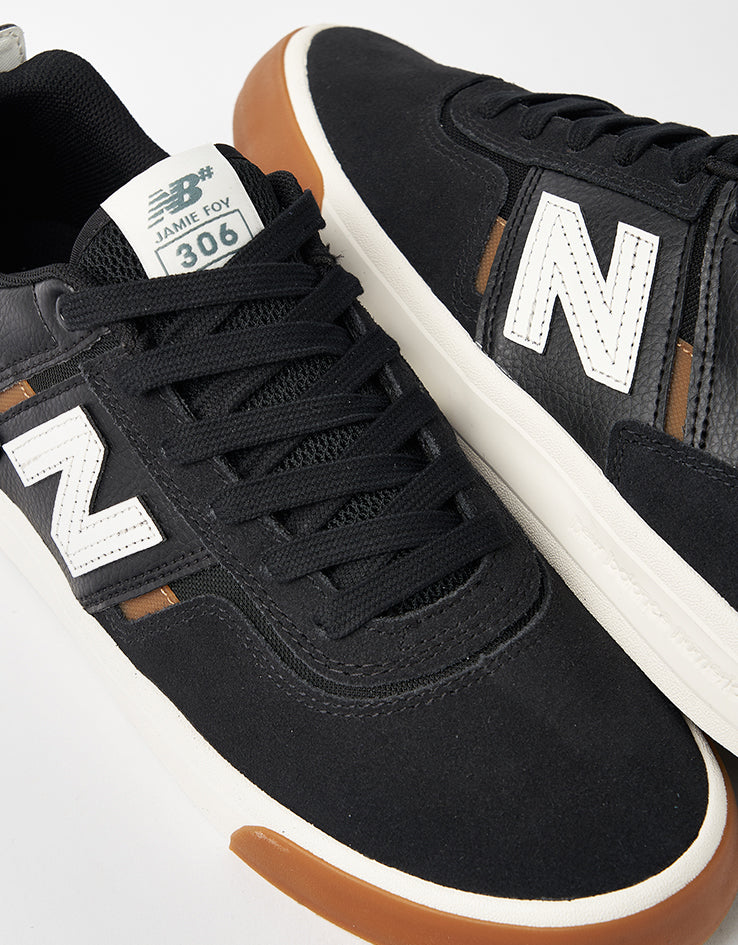 New Balance Numeric 306 Jamie Foy Skate Shoes - Black/White