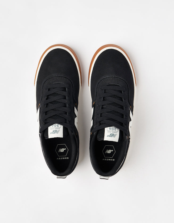 New Balance Numeric 306 Jamie Foy Skate Shoes - Black/White