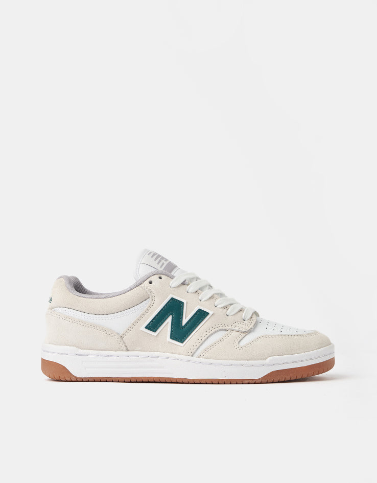 New Balance Numeric 480 Skate Shoes - Sea Salt/Vintage Teal