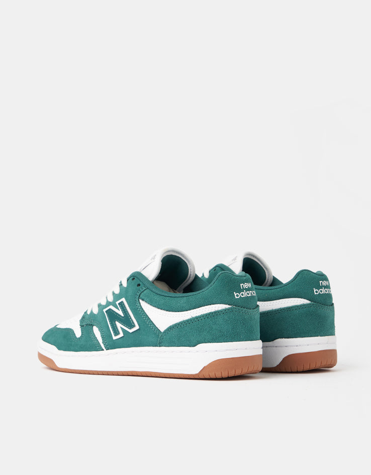 New Balance Numeric 480 Skate Shoes - Vintage Teal/White