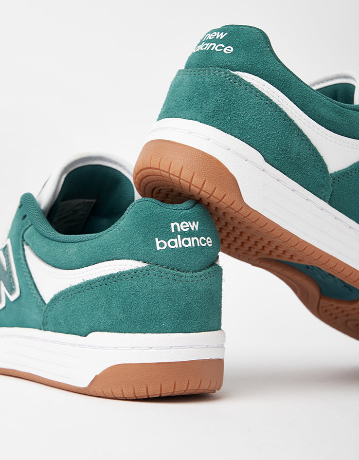 New Balance Numeric 480 Skate Shoes - Vintage Teal/White
