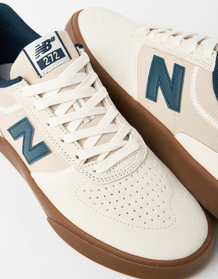 New Balance Numeric 272 Skate Shoes - Sea Salt/Teal