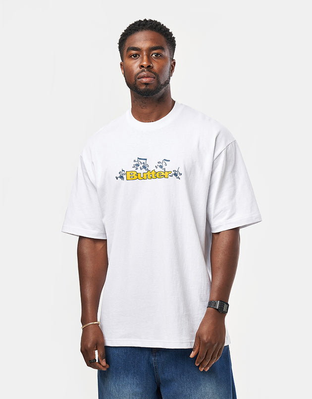 Butter Goods Tempo Logo T-Shirt - White