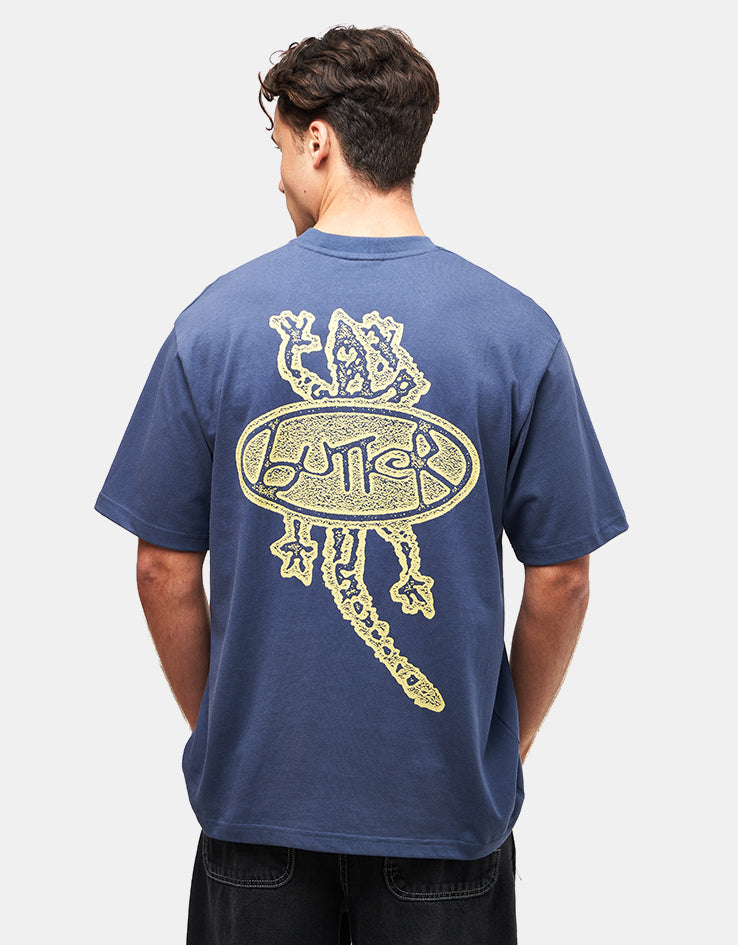 Butter Goods Wipeout T-Shirt - Denim