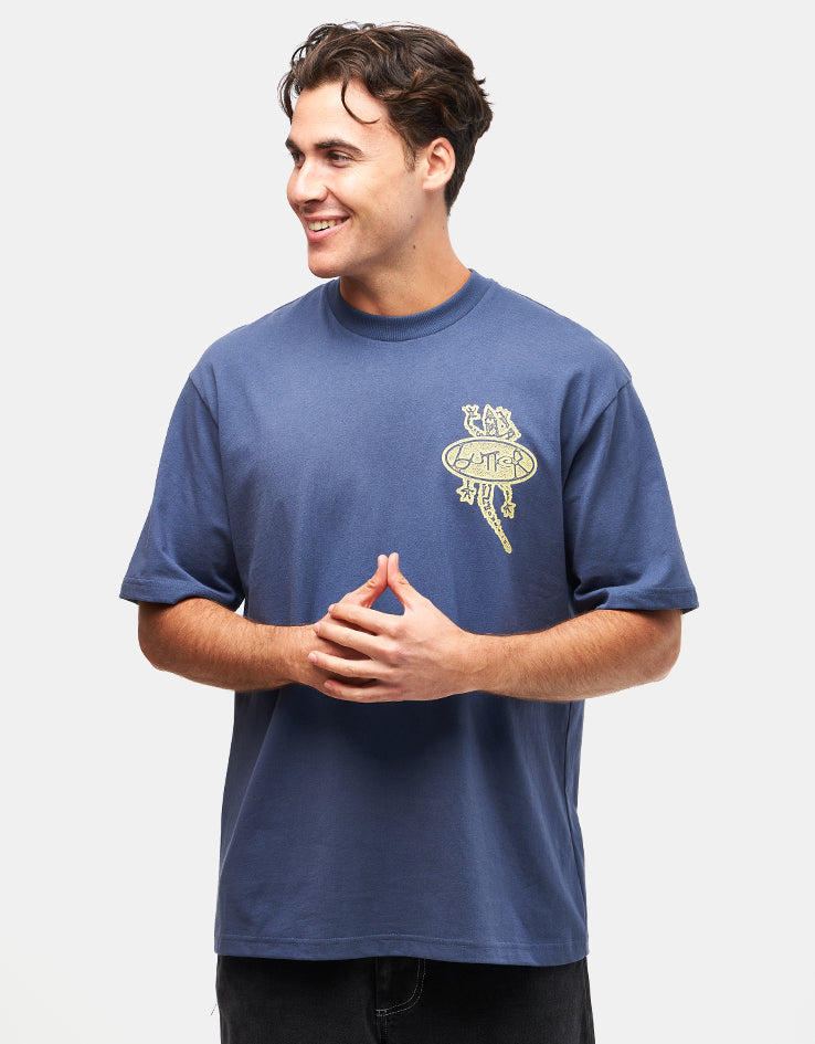 Butter Goods Wipeout T-Shirt - Denim