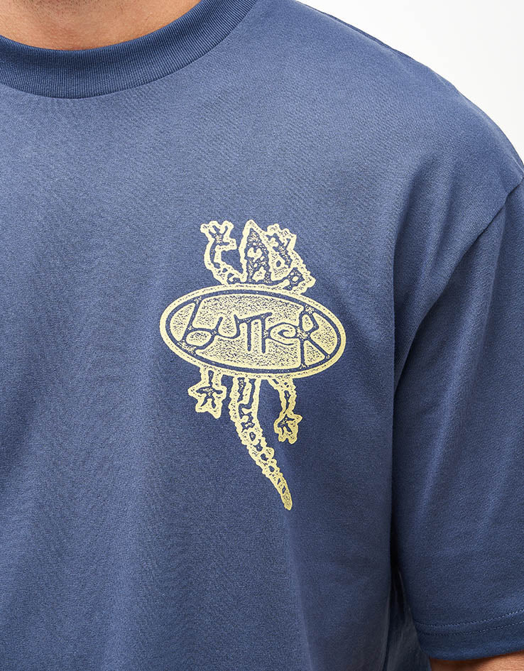 Butter Goods Wipeout T-Shirt - Denim