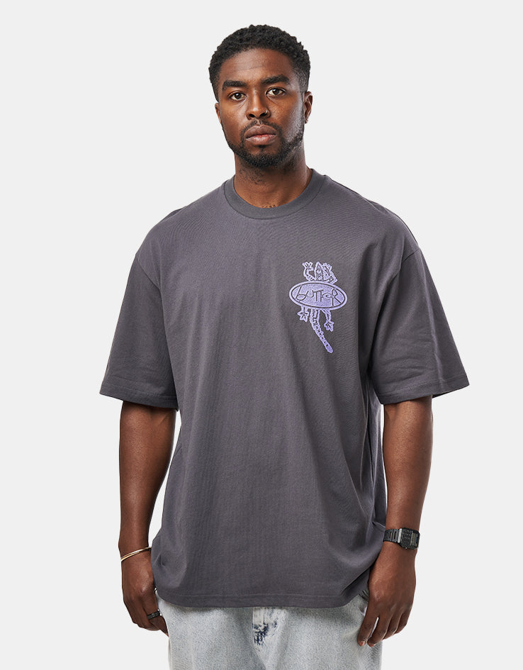 Butter Goods Wipeout T-Shirt - Washed Black