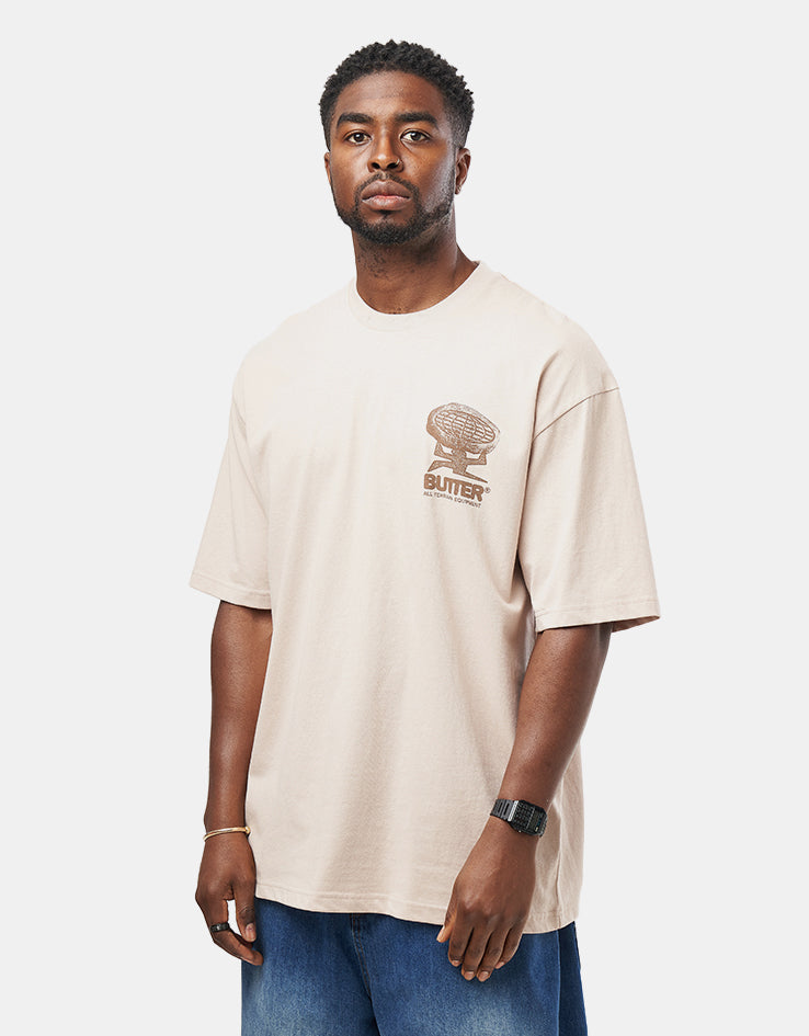 Butter Goods Terrain T-Shirt - Bone