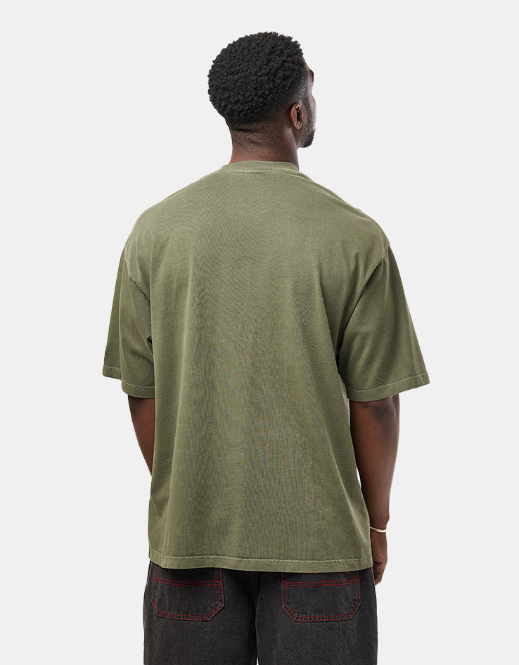 Butter Goods Basic T-Shirt - Washed Army