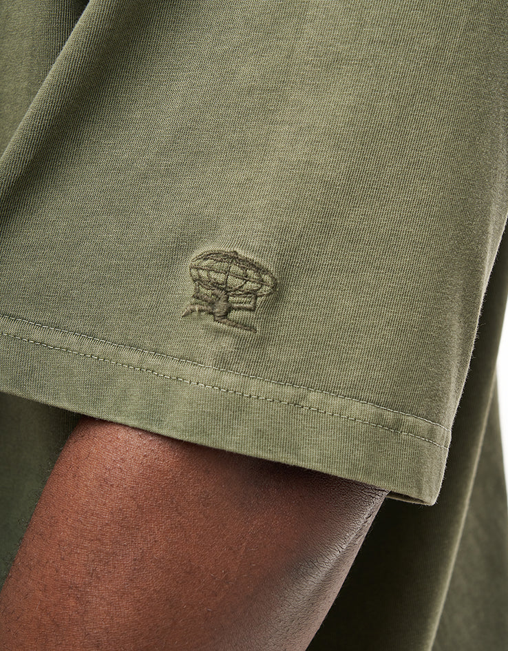 Butter Goods Basic T-Shirt - Washed Army