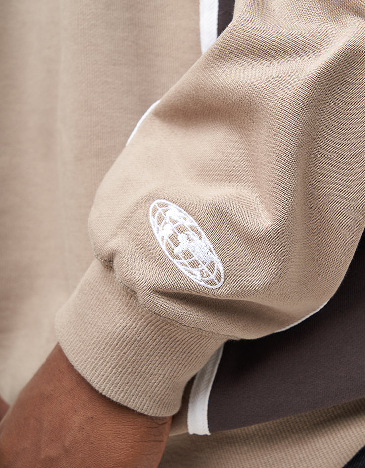 Butter Goods Aspect Crewneck - Fossil/Charcoal