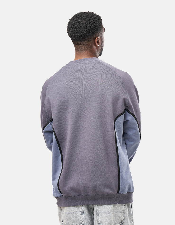 Butter Goods Aspect Crewneck - Slate/Denim