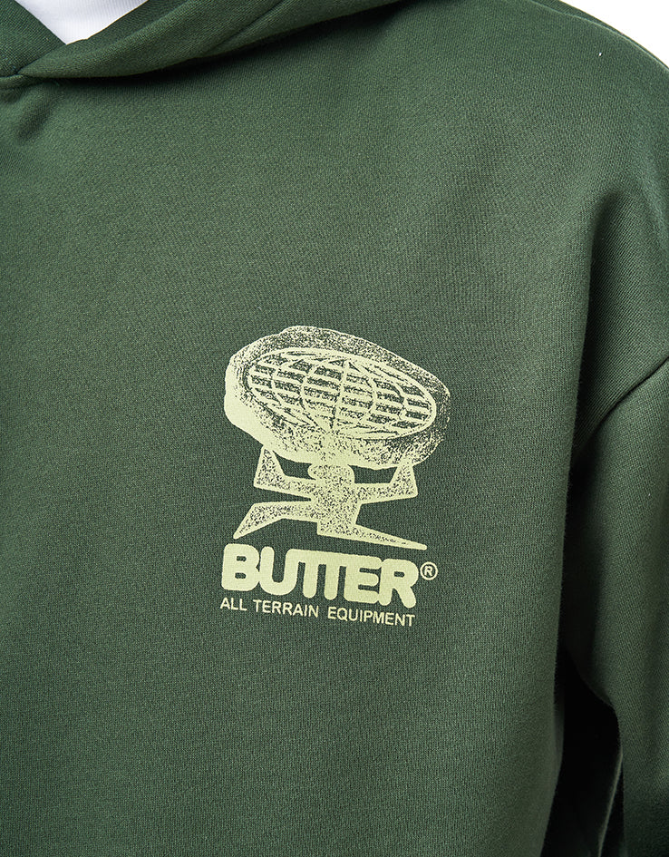 Butter Goods Terrain Pullover Hoodie - Bottle Green