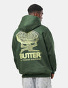 Butter Goods Terrain Pullover Hoodie - Bottle Green