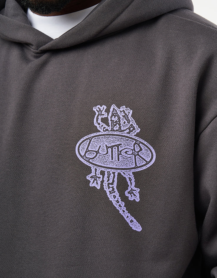 Butter Goods Wipeout Pullover Hoodie - Washed Black