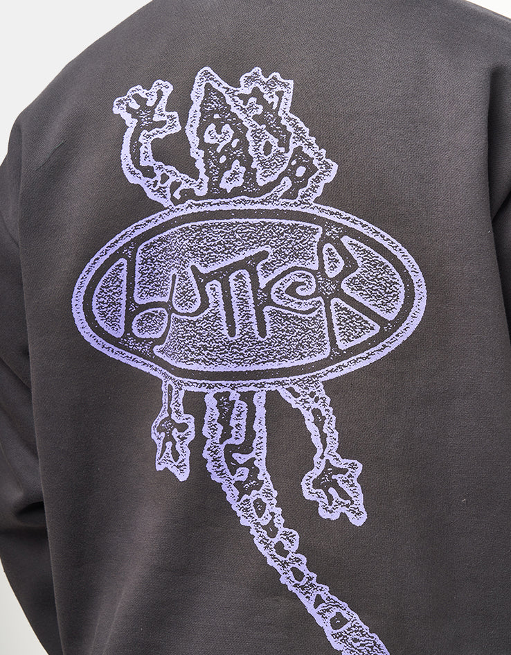 Butter Goods Wipeout Pullover Hoodie - Washed Black