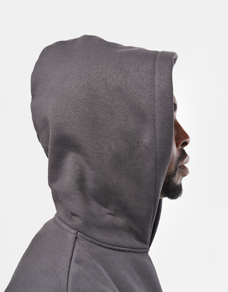 Butter Goods Wipeout Pullover Hoodie - Washed Black