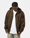 Butter Goods Wired Zip-Thru Hoodie - Fudge