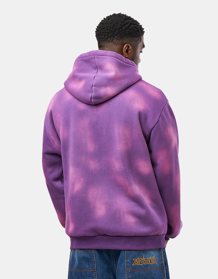 Butter Goods Encounter Zip-Thru Hoodie - Washed Purple