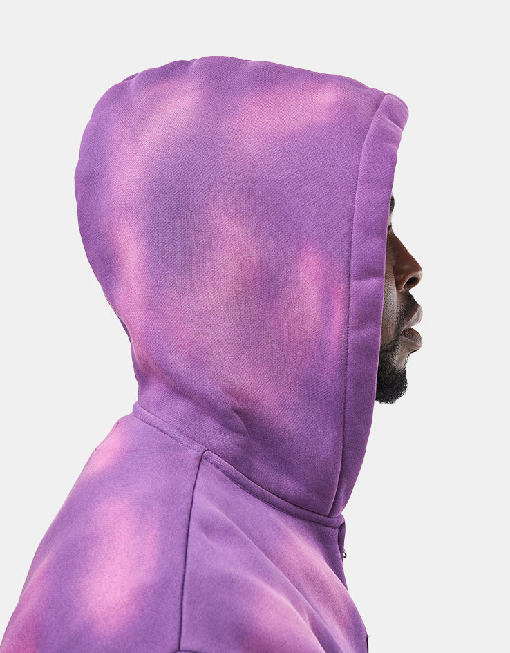 Butter Goods Encounter Zip-Thru Hoodie - Washed Purple