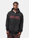 Butter Goods Encounter Zip-Thru Hoodie - Washed Black
