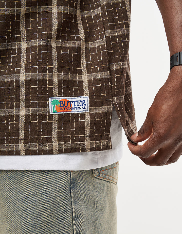 Butter Goods Vacation S/S Shirt - Brown