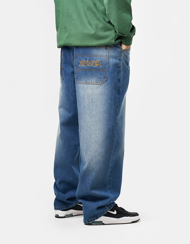 Butter Goods Encounter Denim Jean - Washed Slub Blue