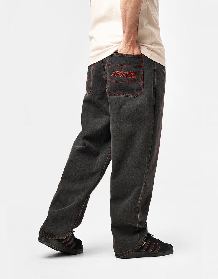 Butter Goods Encounter Denim Jean - Tinted Washed Black