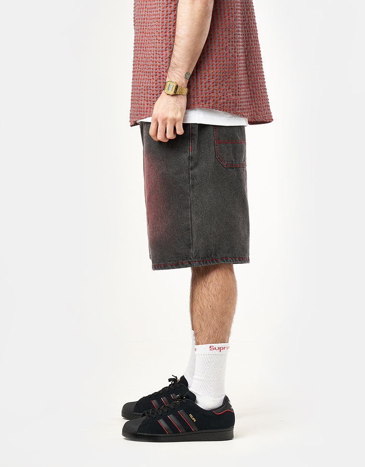 Butter Goods Encounter Denim Shorts - Tinted Washed Black