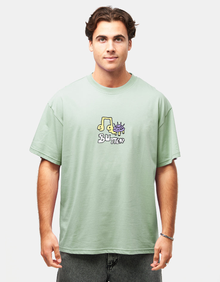 Butter Goods Turtle T-Shirt - Ice
