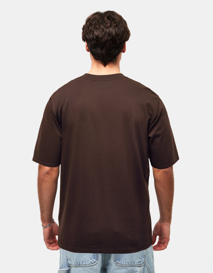 Butter Goods Vortex T-Shirt - Chocolate