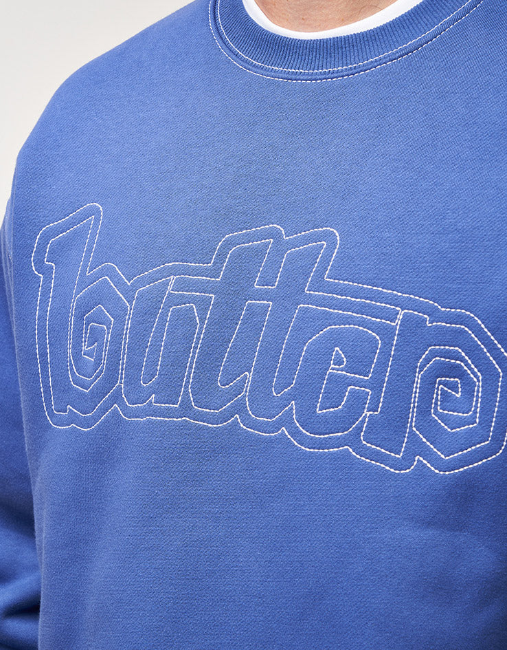 Butter Goods Swirl Crewneck - Ocean