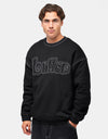 Butter Goods Swirl Crewneck - Black