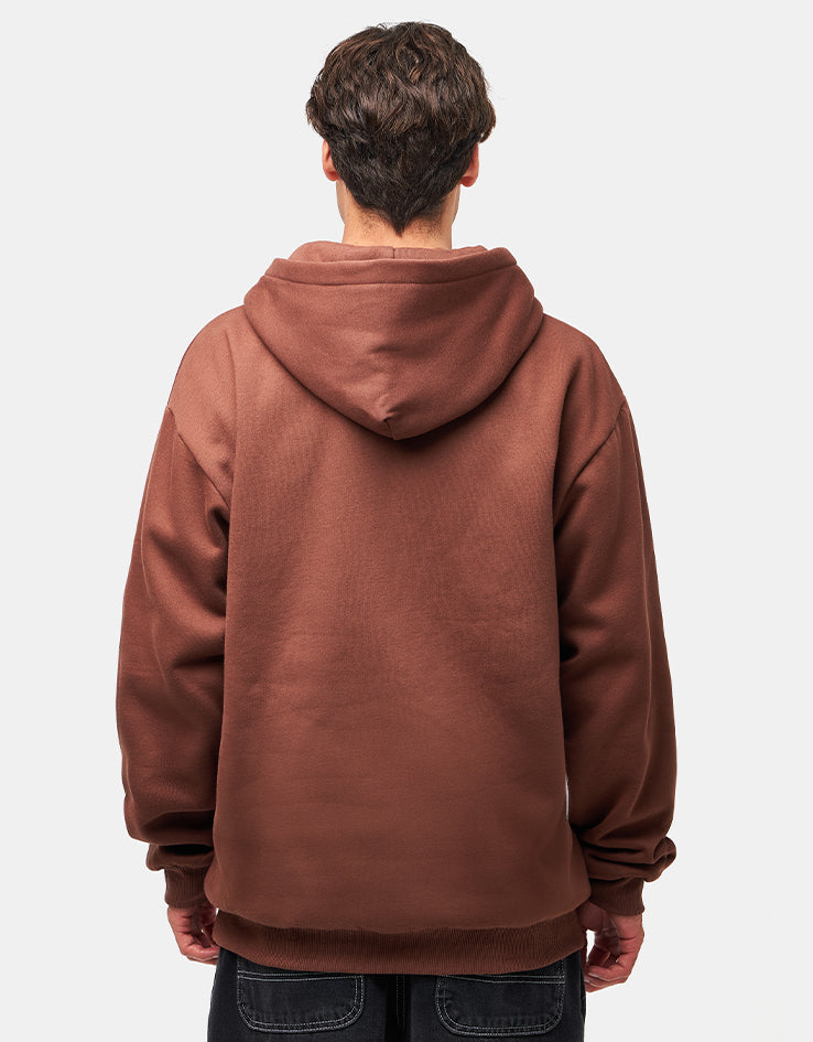 Butter Goods Vortex Pullover Hoodie - Chocolate