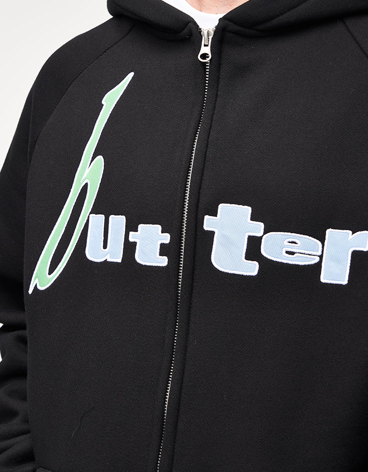 Butter Goods Device Zip-Thru Hoodie - Black
