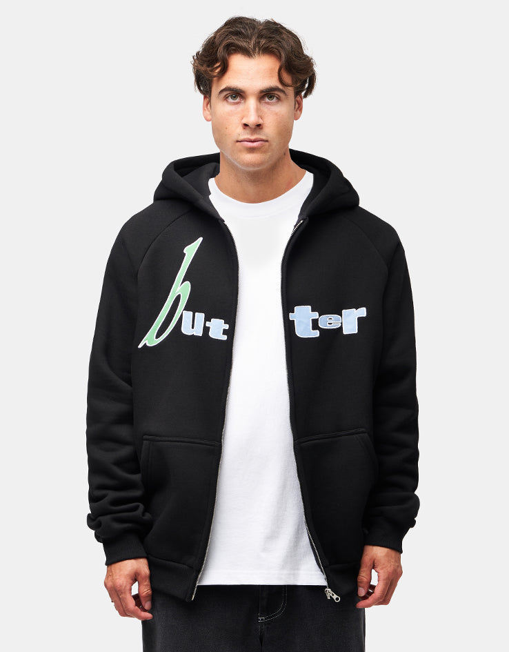 Butter Goods Device Zip-Thru Hoodie - Black