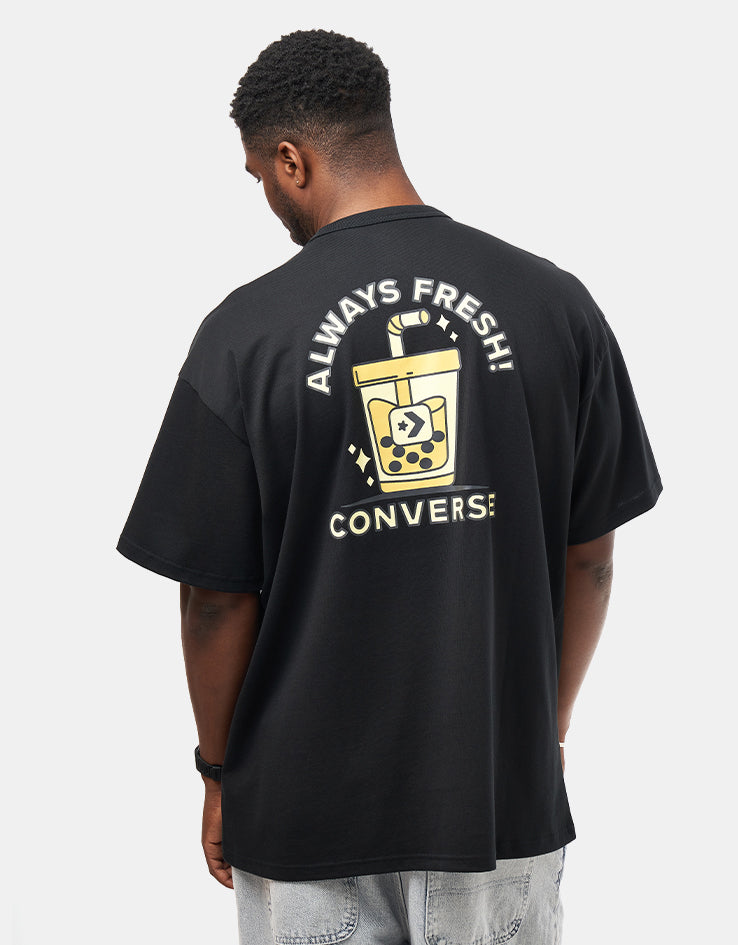 Converse Boba Tea T-Shirt - Converse Black