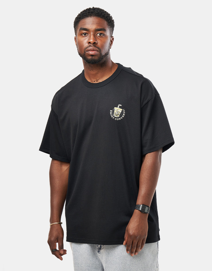Converse Boba Tea T-Shirt - Converse Black