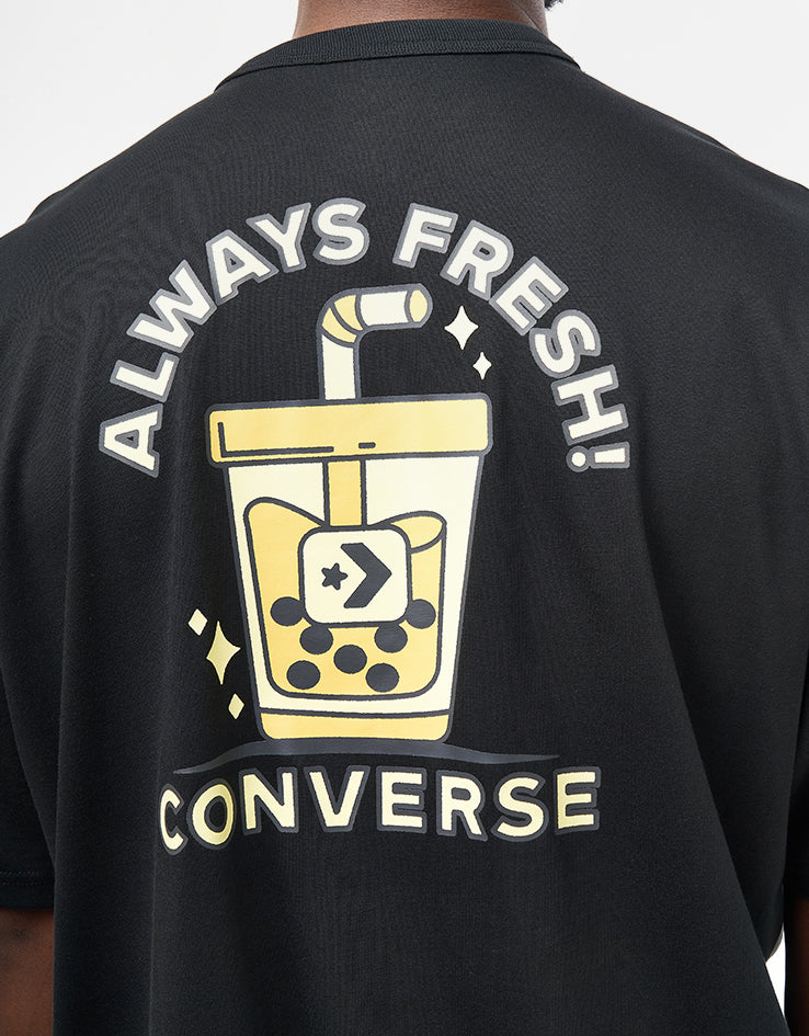 Converse Boba Tea T-Shirt - Converse Black