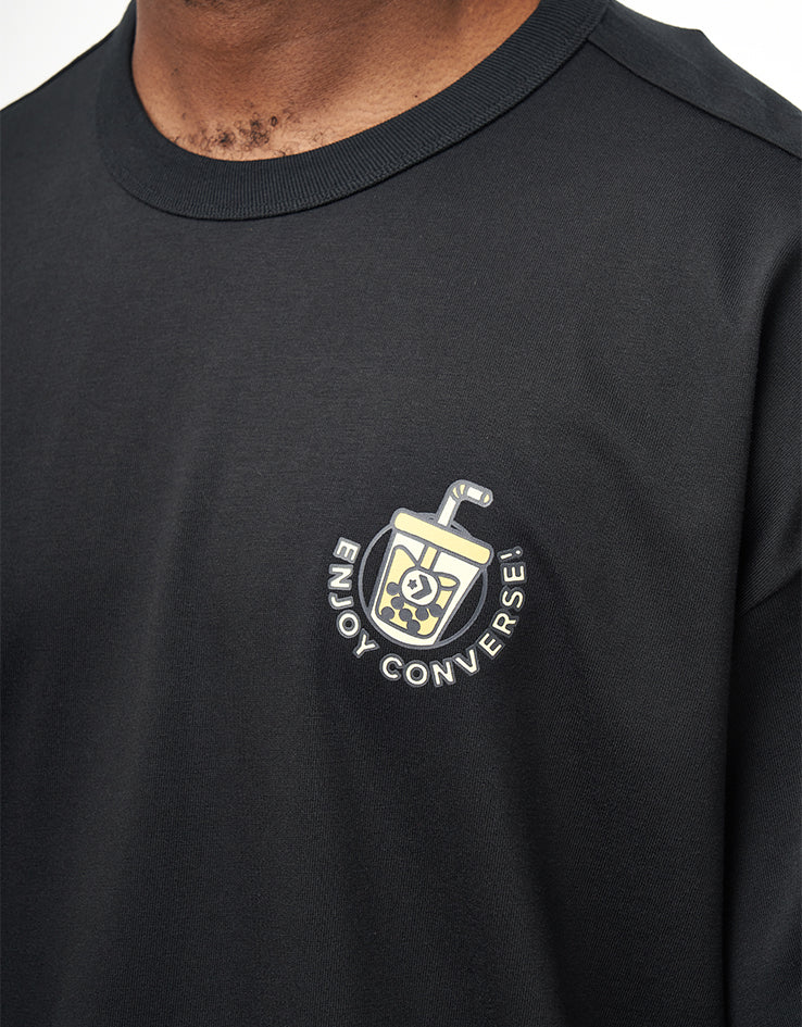 Converse Boba Tea T-Shirt - Converse Black