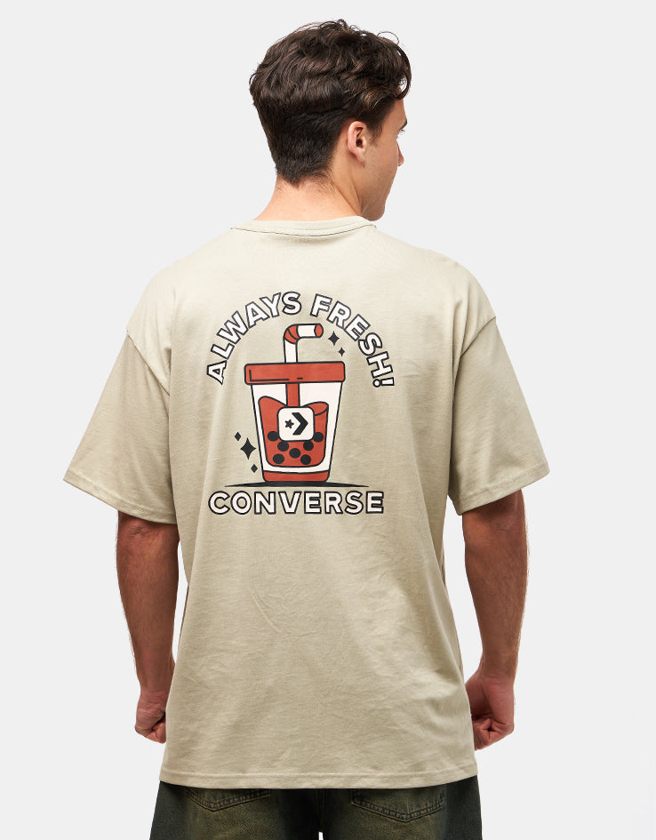 Converse Boba Tea T-Shirt - Pale Surplus
