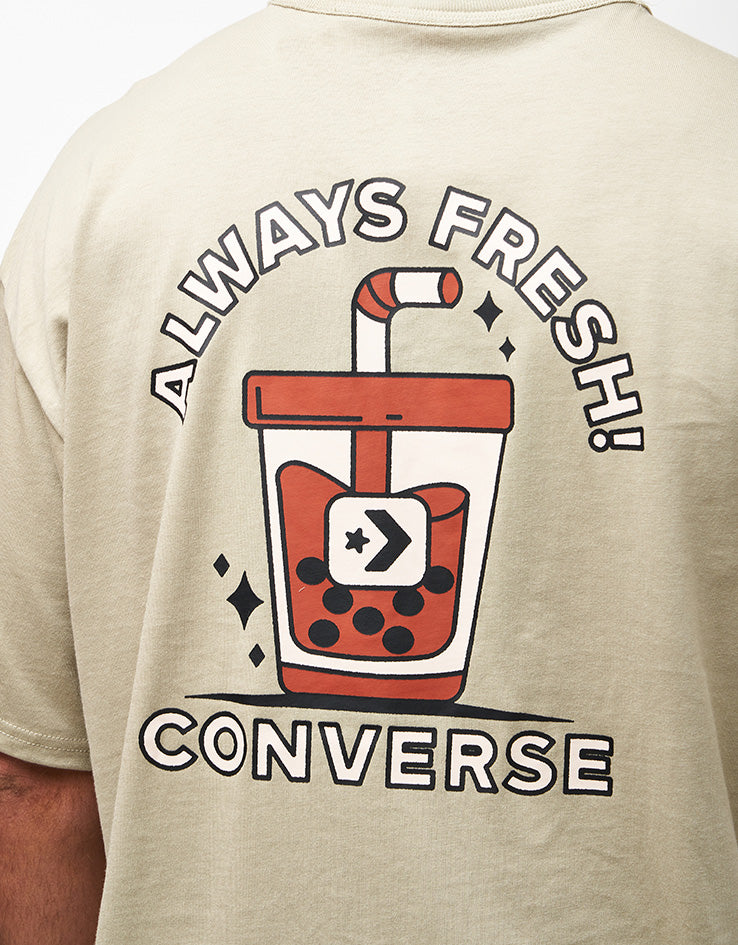 Converse Boba Tea T-Shirt - Pale Surplus