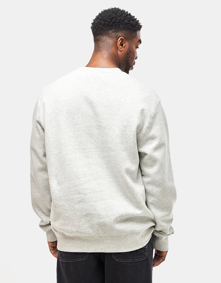 HUF H Bit Crewneck - Ash